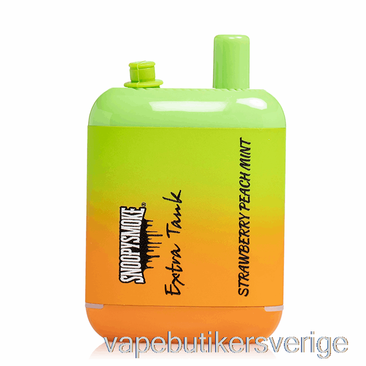 Vape Sverige Snoopy Smoke Extra Tank 2 15000 Engångsjordgubbar Persika Mynta